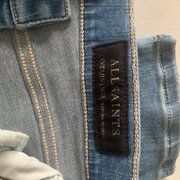 All Saints Eve Lux Skinny Jeans size 28 - Picture 4 of 6